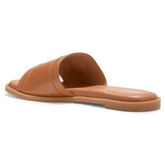 ๐ฃCOLE HAAN Charlotte Slide Sandal in Pecan Leather - Picture 3 of 14